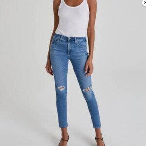 AG Adriano Goldschmied AG-ED Denim Legging Super Skinny Ankle Jean Sz. 27R #2022